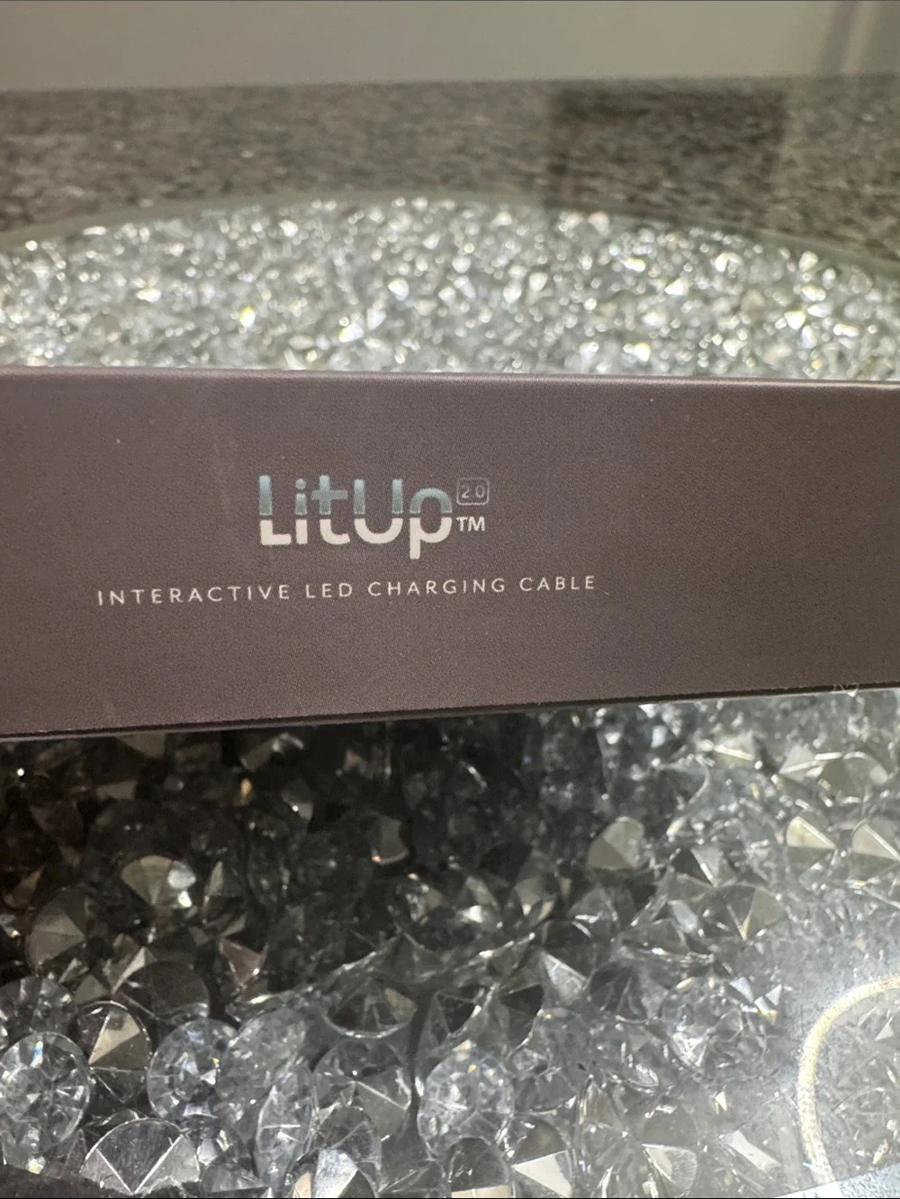 Interactive LED Charging Cable - Black